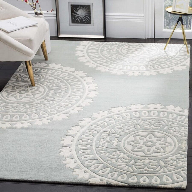 Safavieh Bella Bel121A Grey / Ivory Rugs.