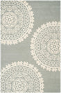 Safavieh Bella Bel121A Grey / Ivory Rugs.