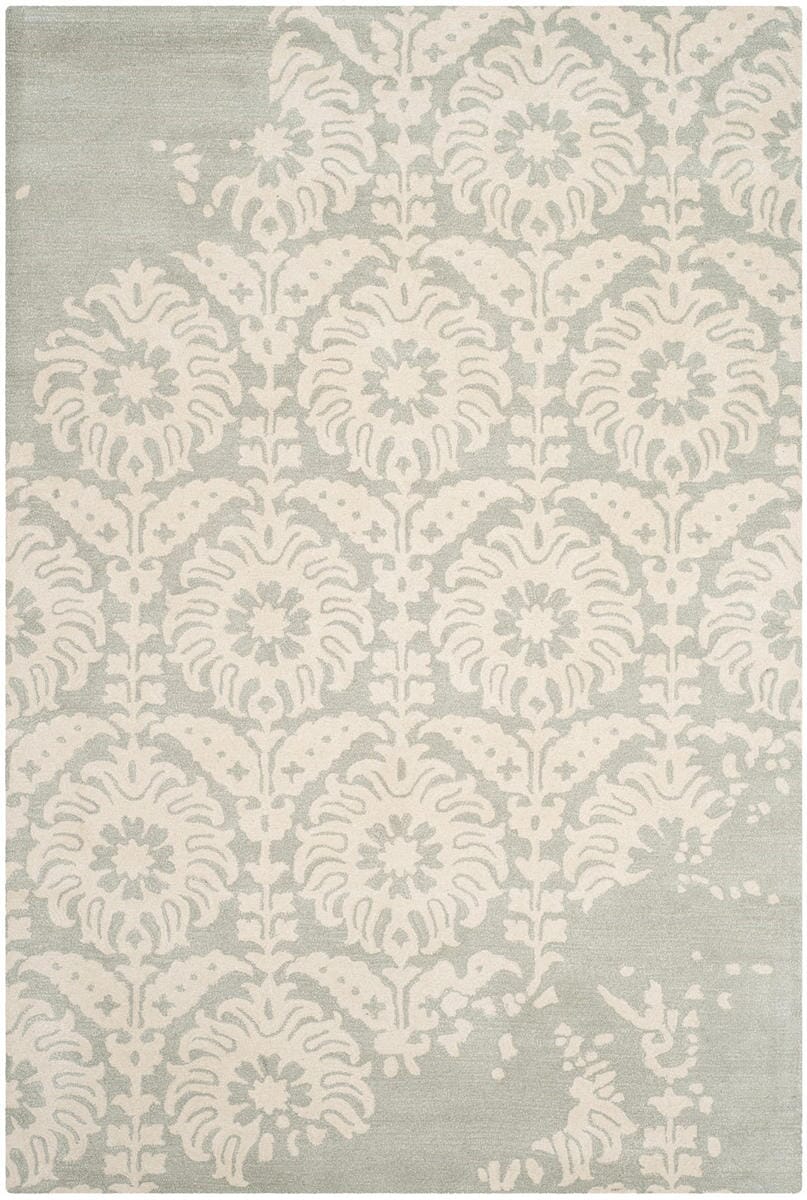 Safavieh Bella Bel125B Light Grey / Ivory Rugs.