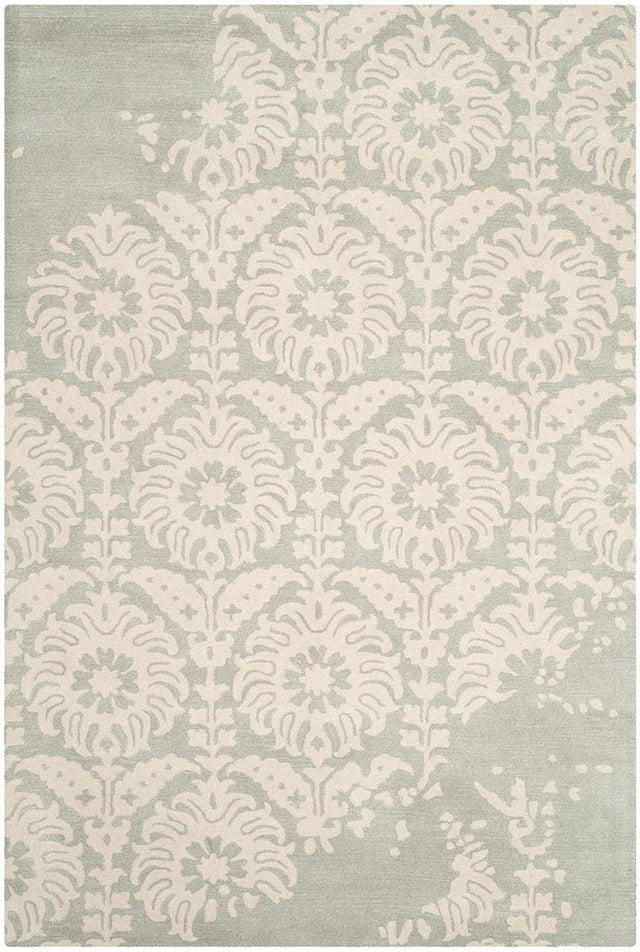 Safavieh Bella Bel125B Light Grey / Ivory Rugs.