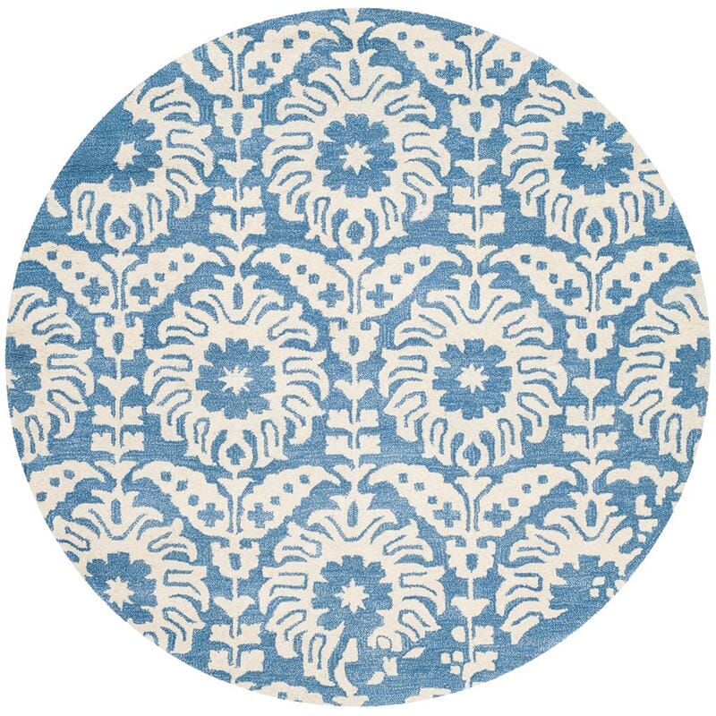 Safavieh Bella Bel125C Light Blue / Ivory Rugs.