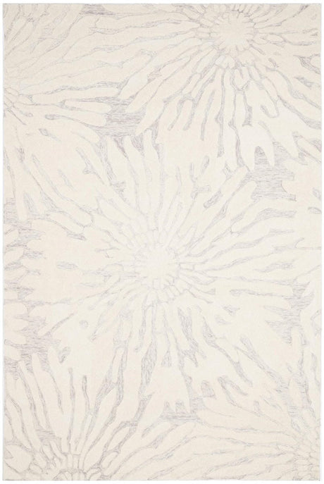 Safavieh Bella Bel129A Silver / Ivory Rugs.
