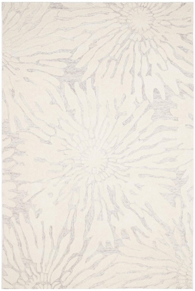 Safavieh Bella Bel129A Silver / Ivory Rugs.