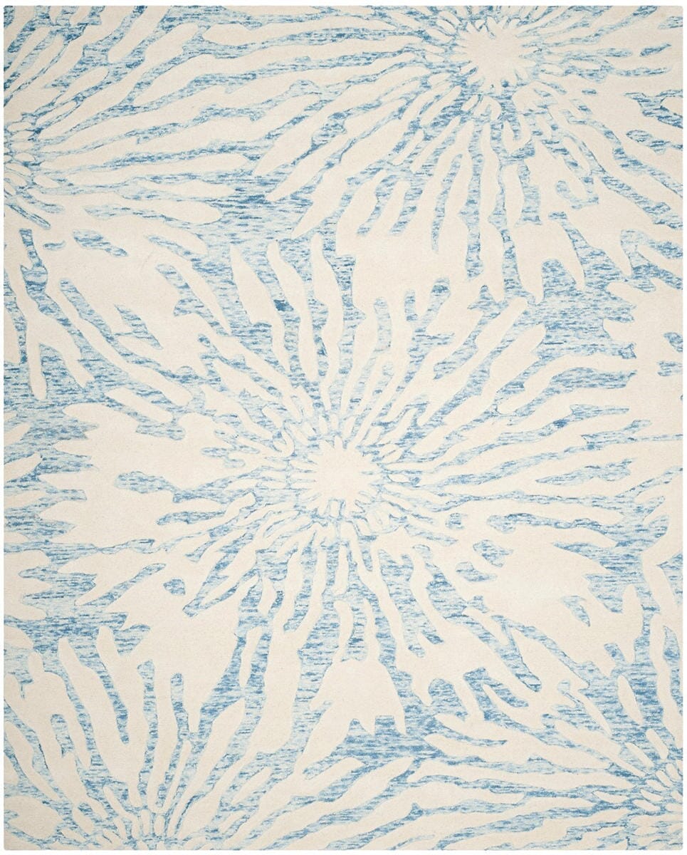 Safavieh Bella Bel129B Dark Blue / Ivory Rugs.
