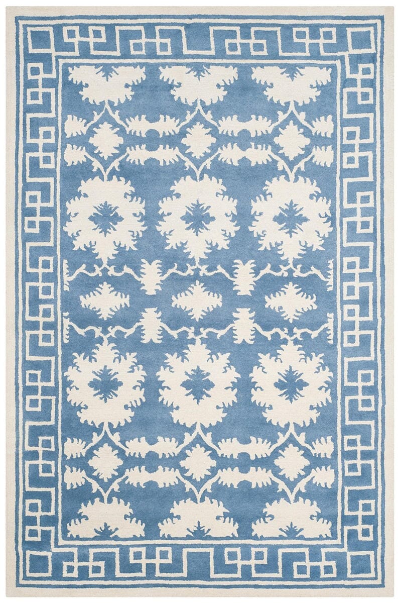 Safavieh Bella Bel132A Blue / Ivory Rugs.