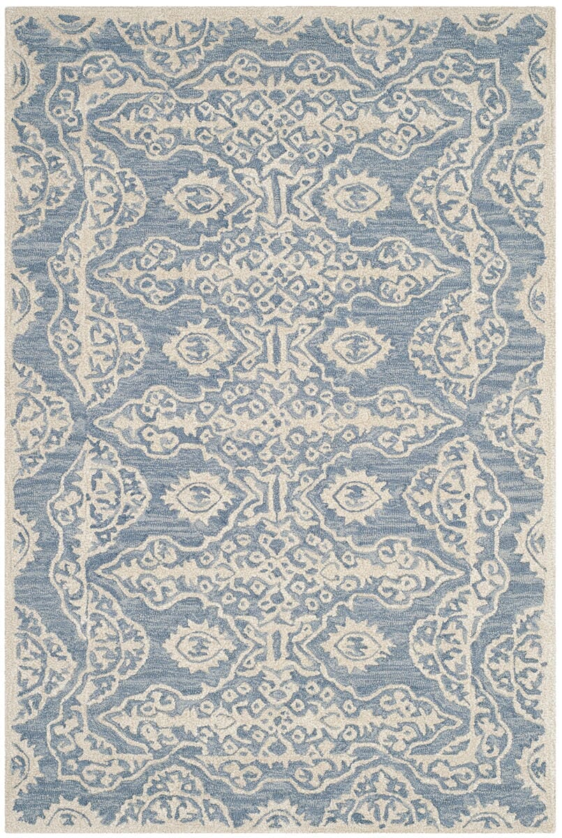 Safavieh Bella Bel134A Blue / Ivory Rugs.