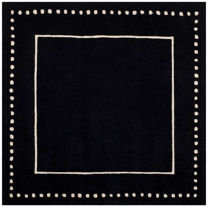 Safavieh Bella Bel151E Black/Ivory Rug.