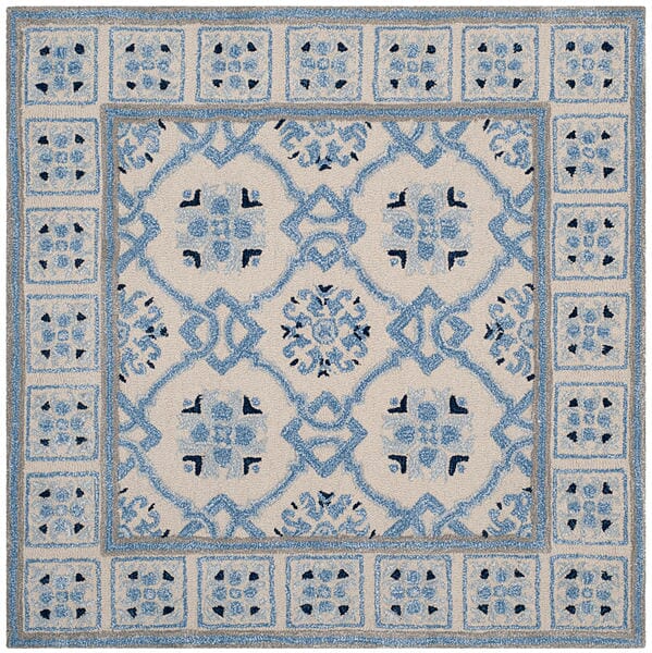 Safavieh Bella Bel155A Ivory/Blue Rug.