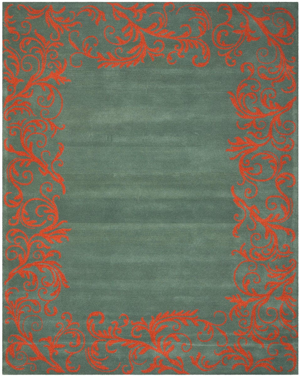 Safavieh Bella Bel350A Blue / Coral Rugs.