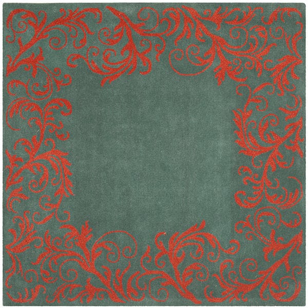 Safavieh Bella Bel350A Blue / Coral Rugs.