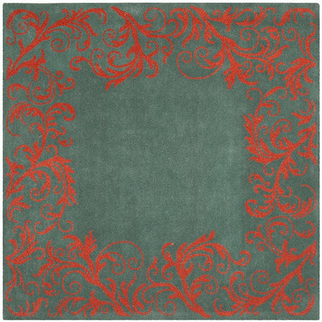Safavieh Bella Bel350A Blue / Coral Rugs.