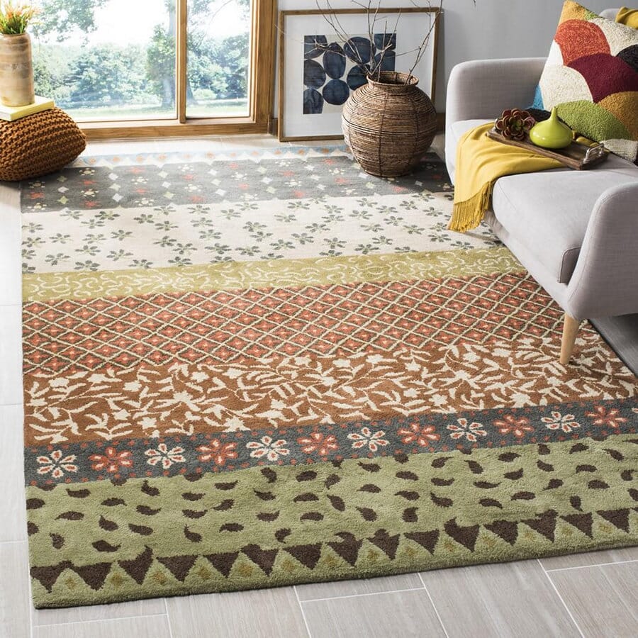 Safavieh Bella Bel351A Ivory / Multi Rugs.