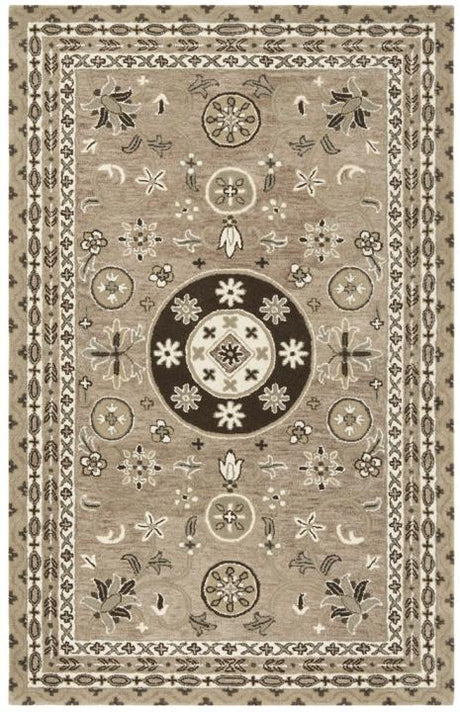 Safavieh Bella Bel674B Taupe / Light Grey Rugs.