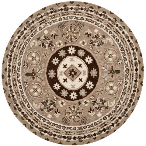 Safavieh Bella Bel674B Taupe / Light Grey Rugs.