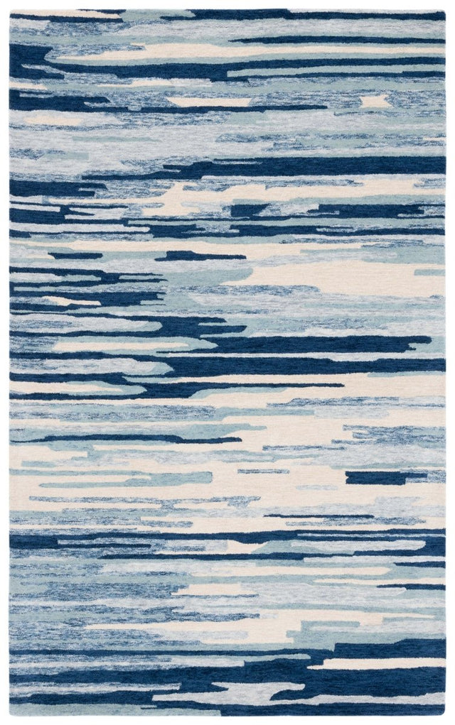 Safavieh Bellagio Blg201M Blue/Ivory Rug.