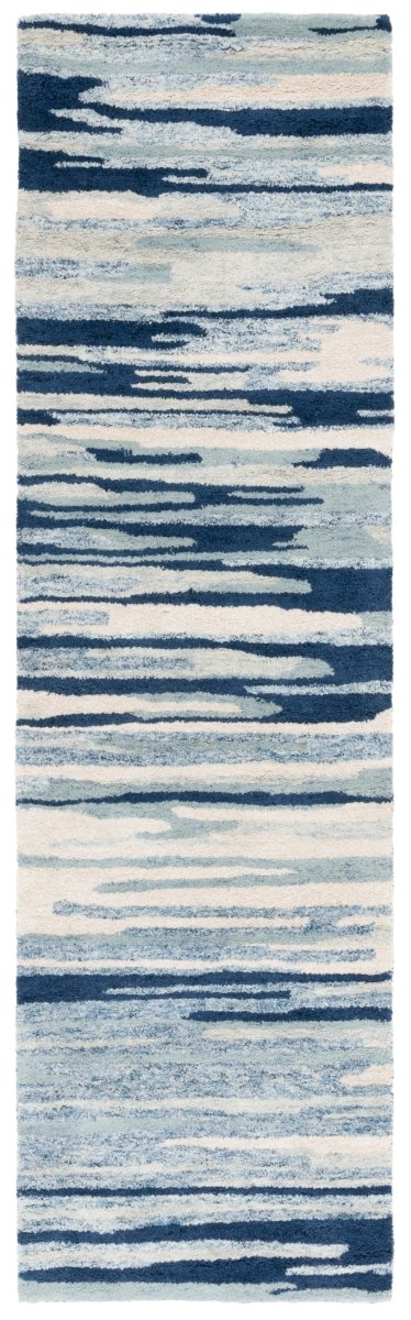 Safavieh Bellagio Blg201M Blue/Ivory Rug.