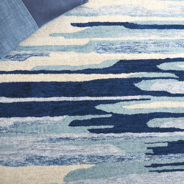 Safavieh Bellagio Blg201M Blue/Ivory Rug.