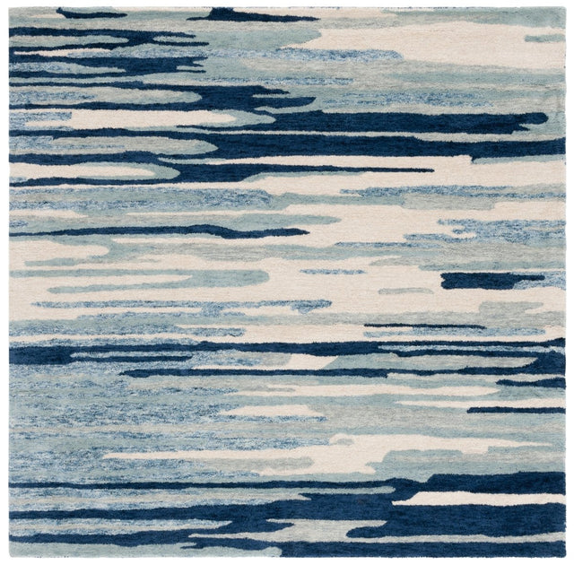 Safavieh Bellagio Blg201M Blue/Ivory Rug.