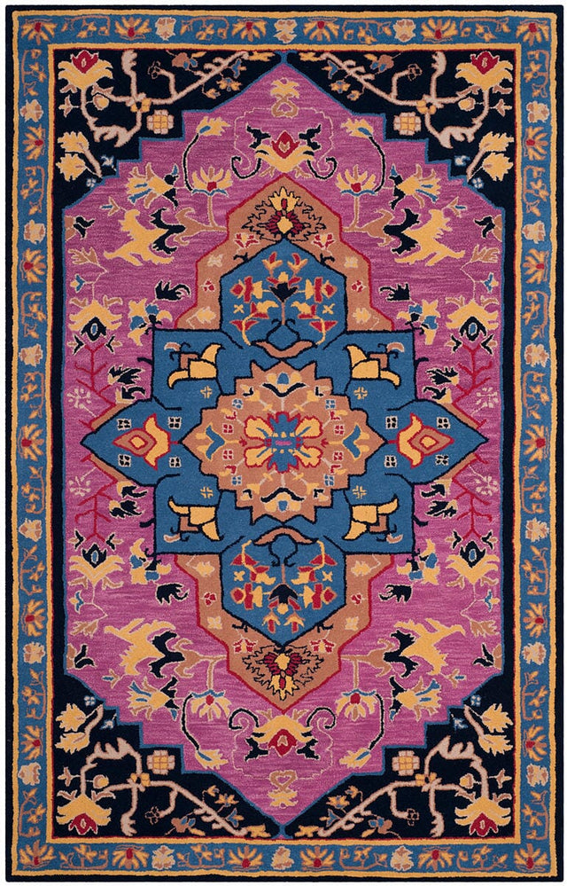 Safavieh Bellagio Blg506A Pink / Multi Rugs.