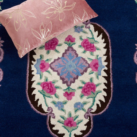 Safavieh Bellagio Blg535N Navy/Ivory Rug.