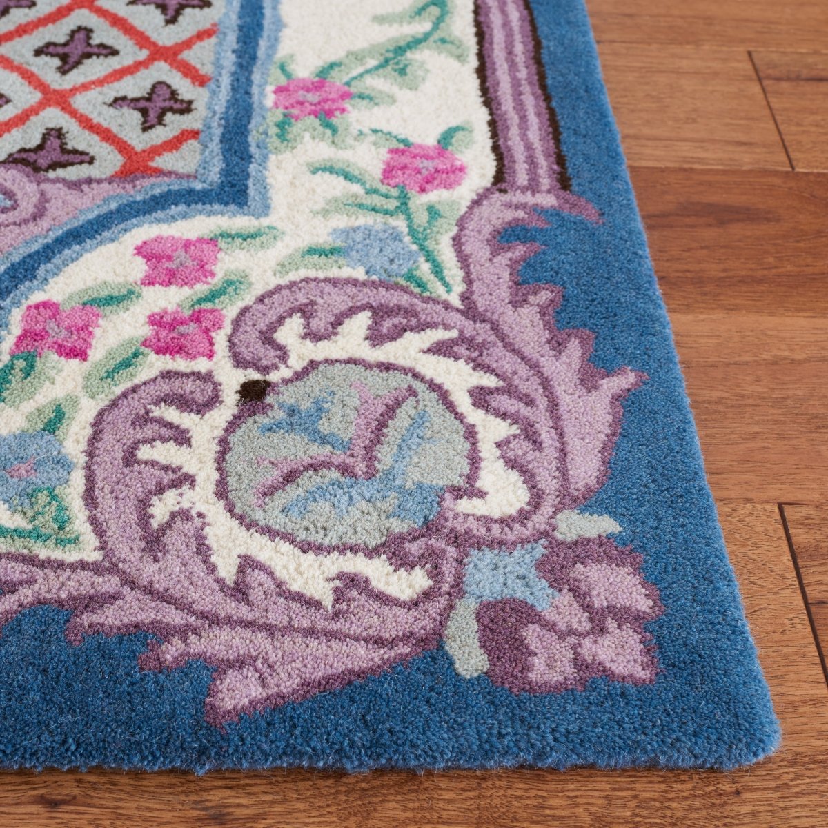 Safavieh Bellagio Blg535U Pink/Ivory Rug.