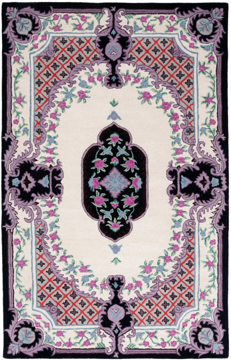 Safavieh Bellagio Blg535X Ivory/Black Rug.