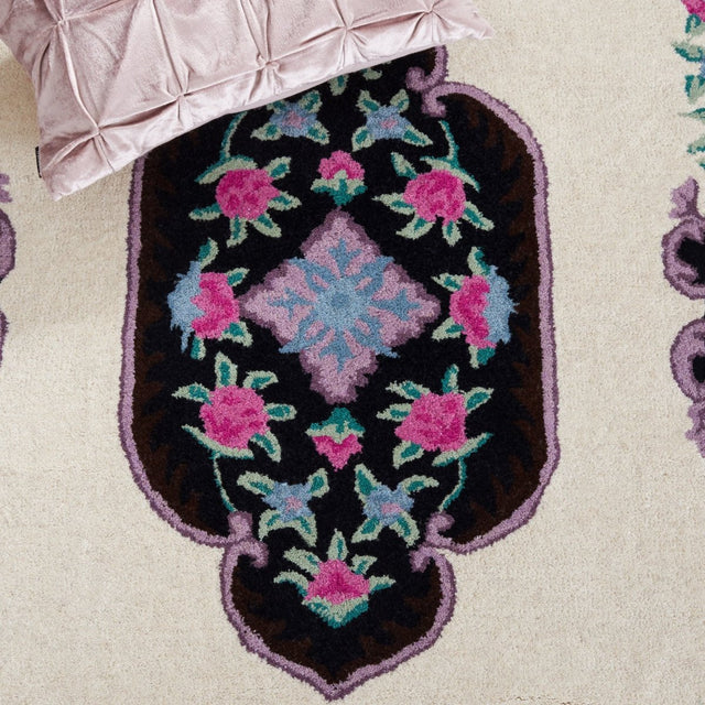 Safavieh Bellagio Blg535X Ivory/Black Rug.