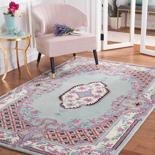 Safavieh Bellagio Blg535Y Light Green/Ivory Rug.