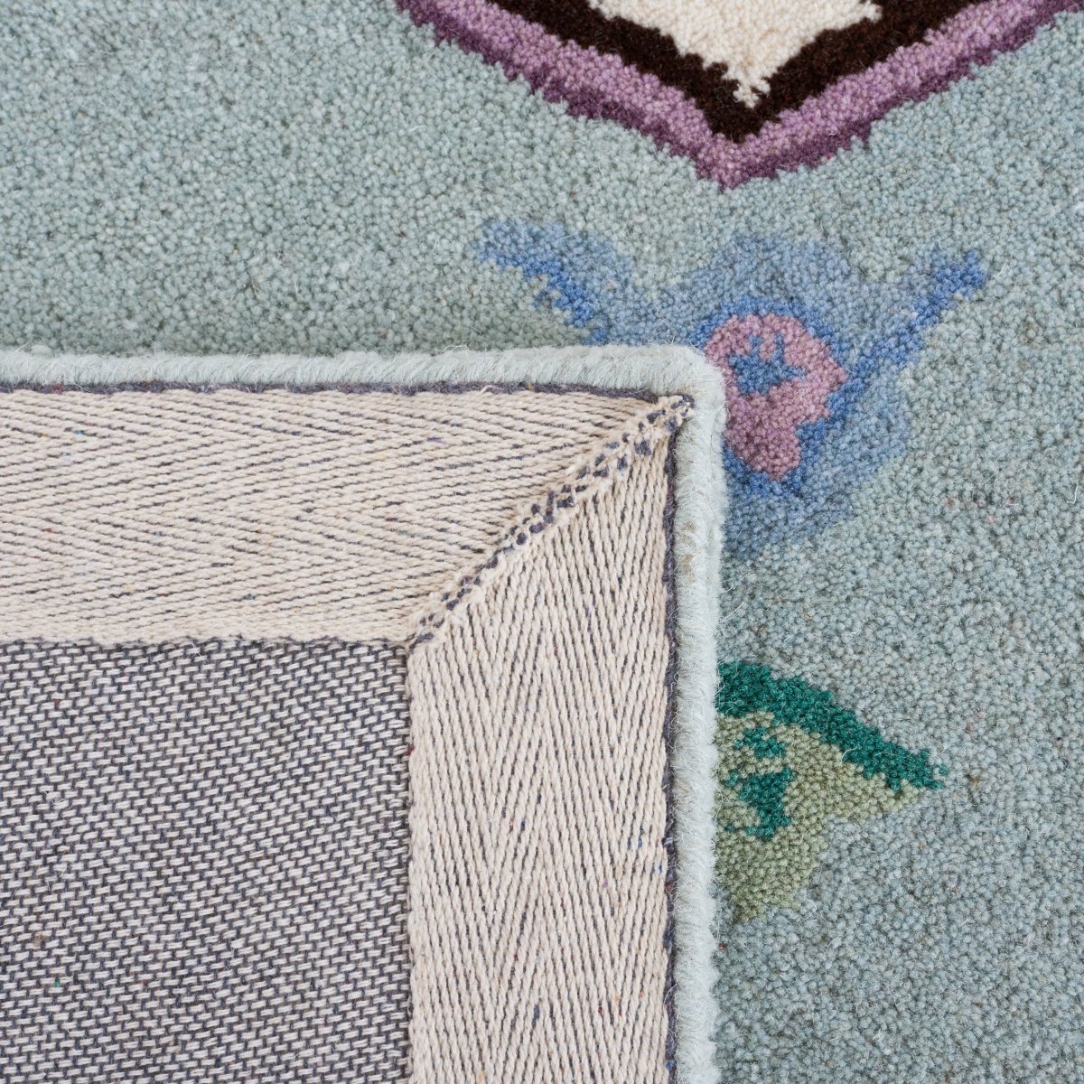 Safavieh Bellagio Blg535Y Light Green/Ivory Rug.