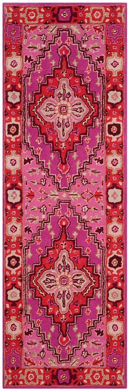 Safavieh Bellagio Blg545B Red/Pink Rug.