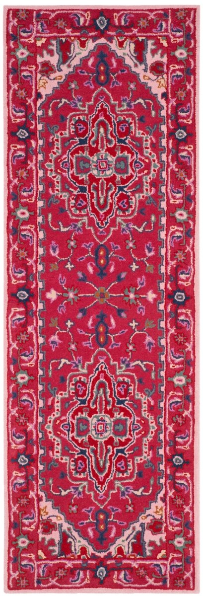 Safavieh Bellagio Blg546A Red/Pink Rug.