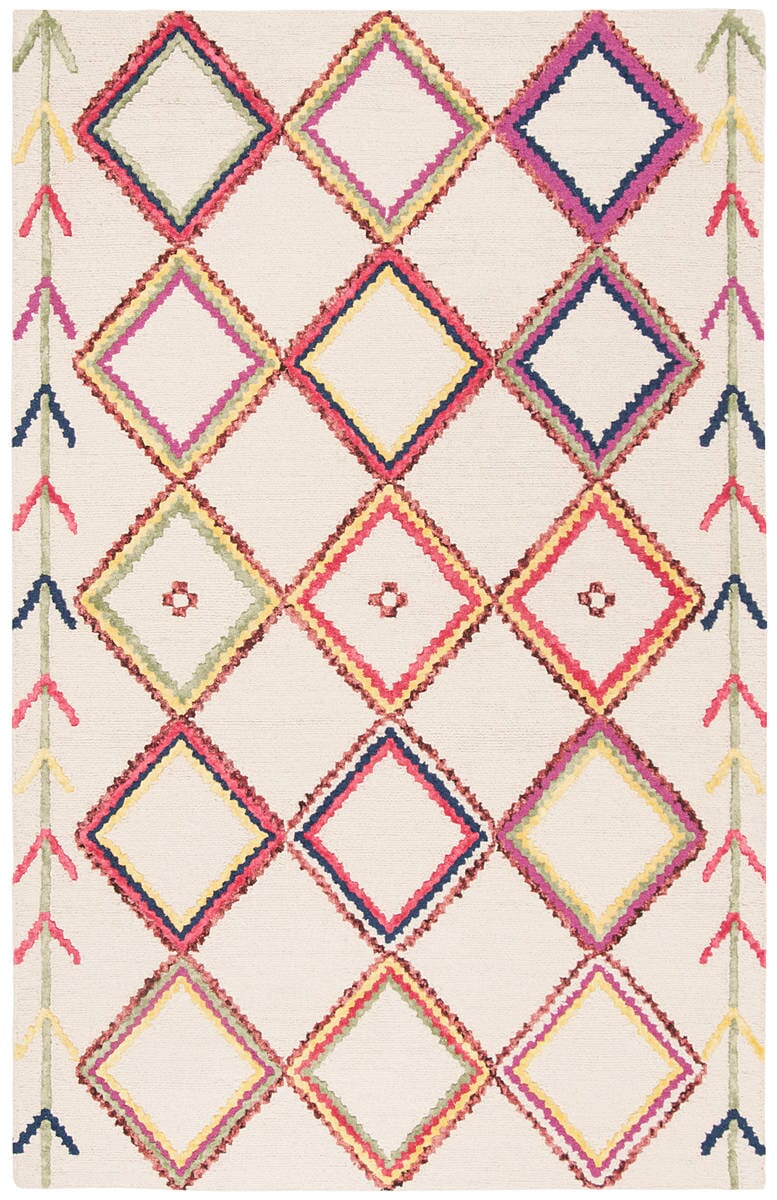 Safavieh Bellagio Blg563A Ivory / Multi Rugs.