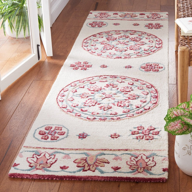 Safavieh Bellagio Blg601A Ivory/Red Rug.
