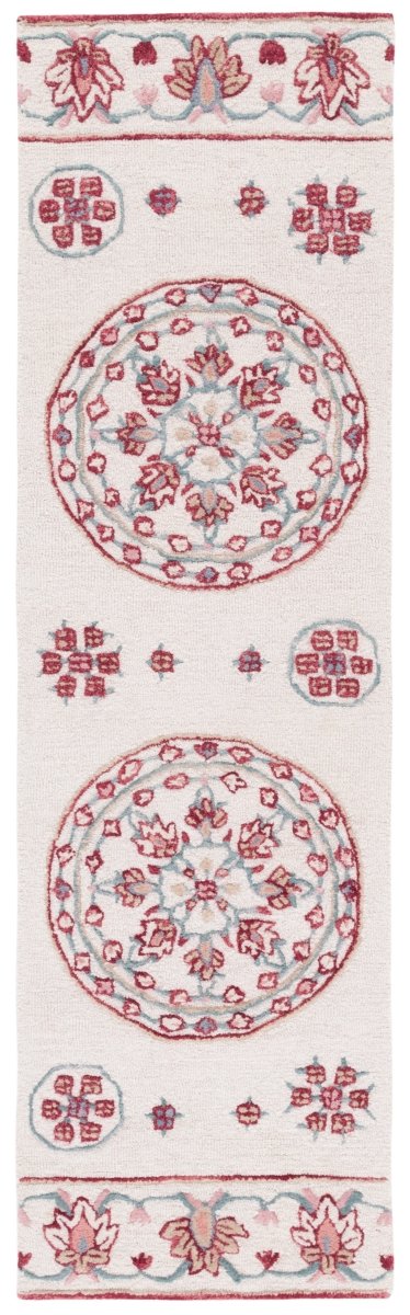 Safavieh Bellagio Blg601A Ivory/Red Rug.