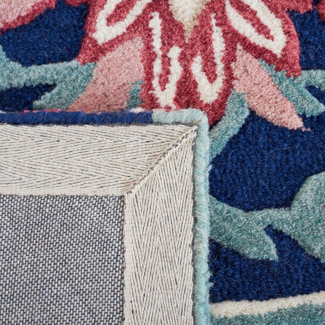 Safavieh Bellagio Blg601N Navy/Ivory Rug.