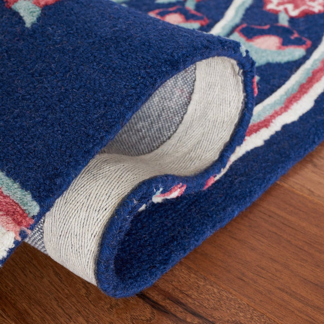 Safavieh Bellagio Blg601N Navy/Ivory Rug.