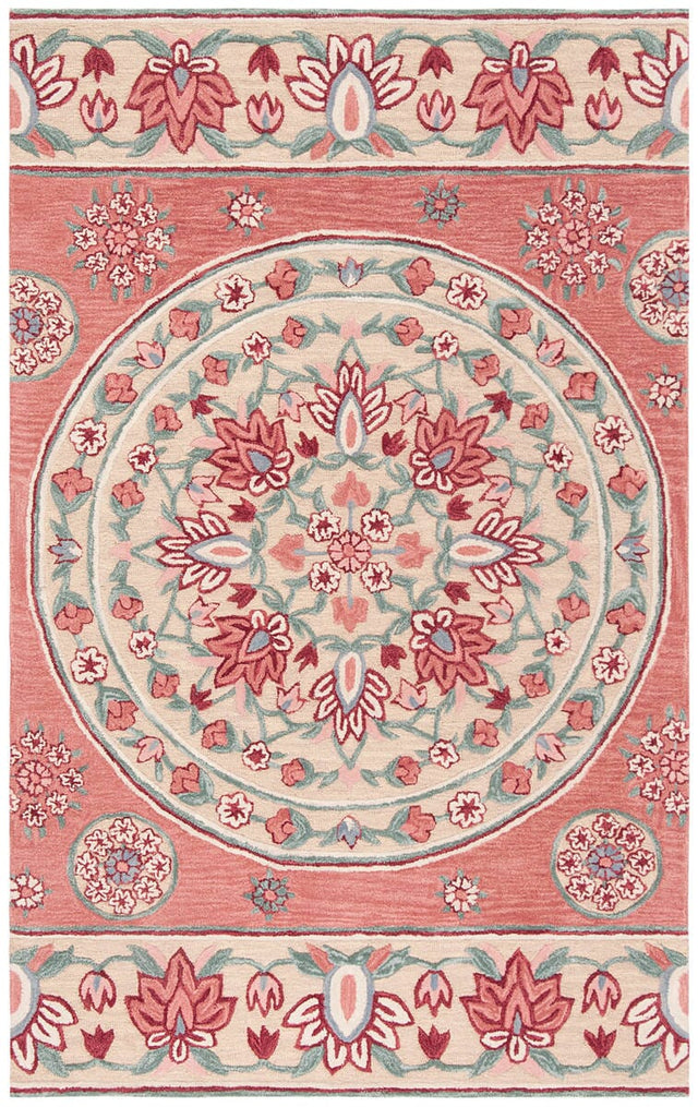 Safavieh Bellagio Blg601Q Red / Beige Rugs.