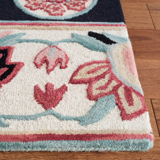 Safavieh Bellagio Blg601Z Black/Ivory Rug.