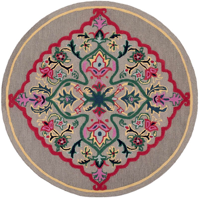 Safavieh Bellagio Blg605D Dark Grey/Multi Rug.