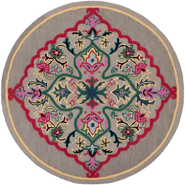 Safavieh Bellagio Blg605D Dark Grey/Multi Rug.