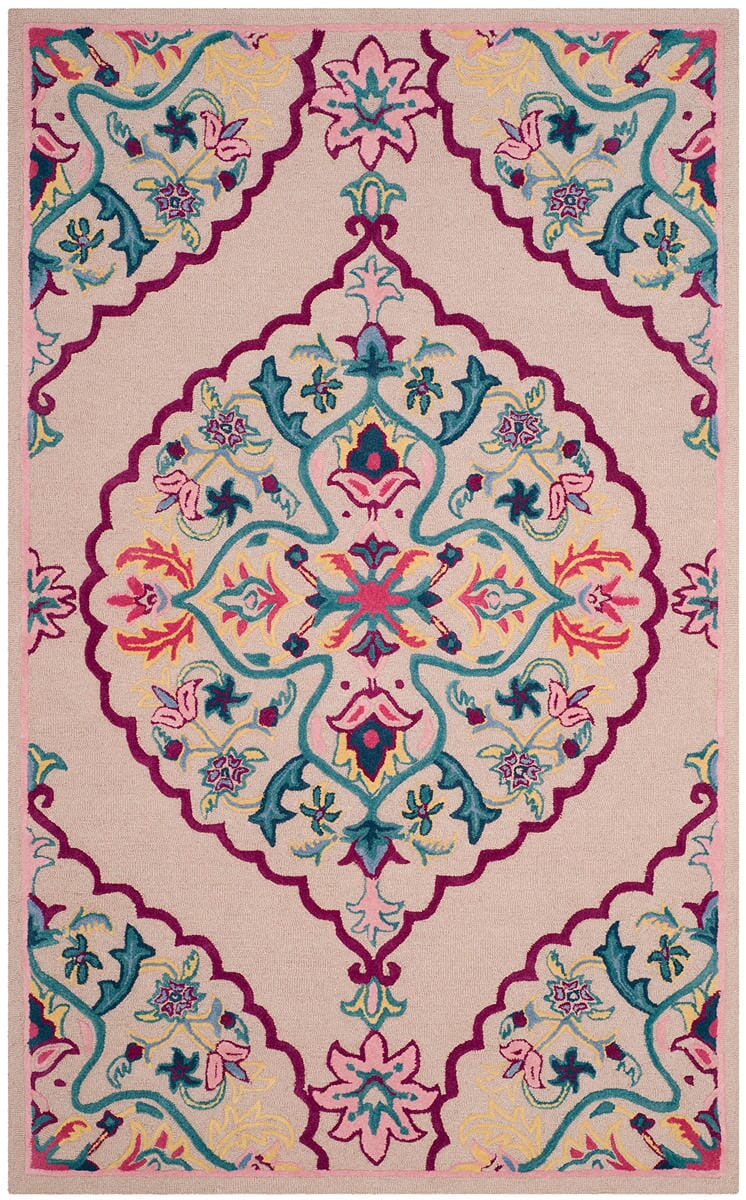 Safavieh Bellagio Blg605E Light Pink/Multi Rug.