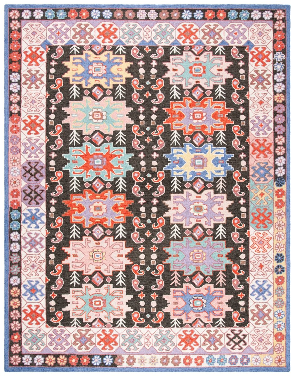 Safavieh Bellagio Blg606H Charcoal/Ivory Rugs.