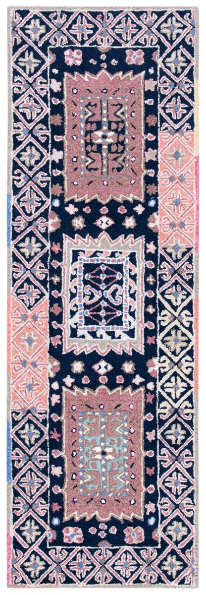 Safavieh Bellagio Blg609Z Black/Navy Rugs.