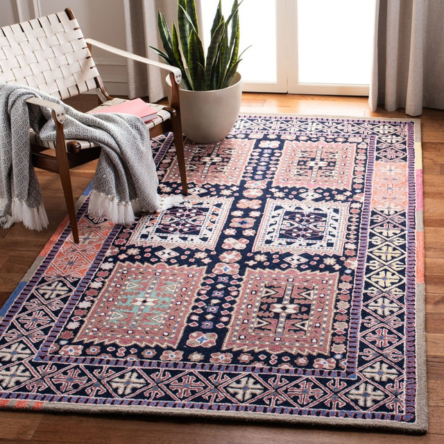 Safavieh Bellagio Blg609Z Black/Navy Rugs.