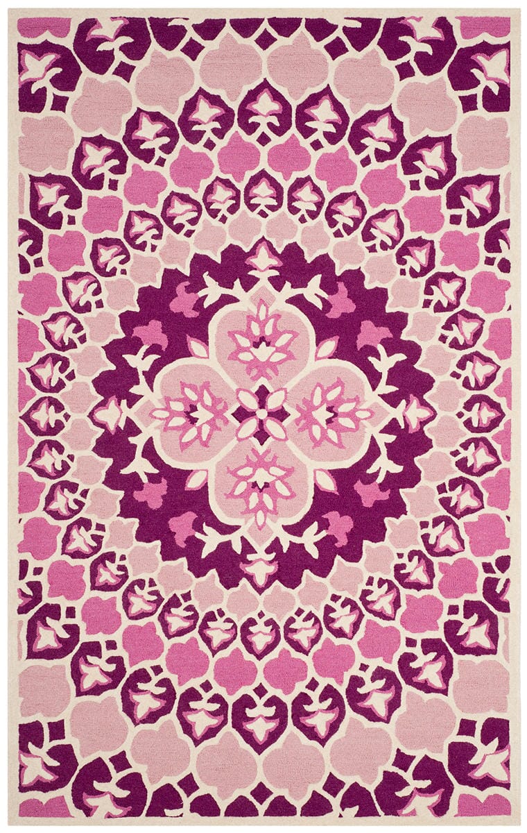 Safavieh Bellagio Blg610A Pink / Ivory Rugs.