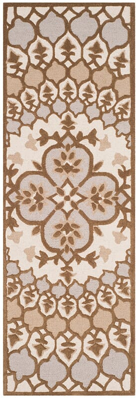 Safavieh Bellagio Blg610B Ivory / Dark Beig Rugs.