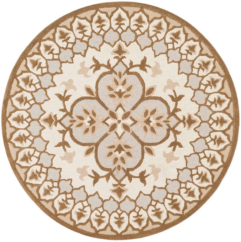 Safavieh Bellagio Blg610B Ivory / Dark Beig Rugs.
