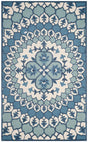Safavieh Bellagio Blg610G Ivory / Blue Rugs.