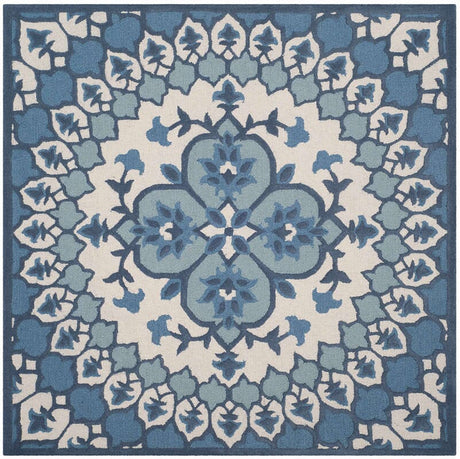 Safavieh Bellagio Blg610G Ivory / Blue Rugs.
