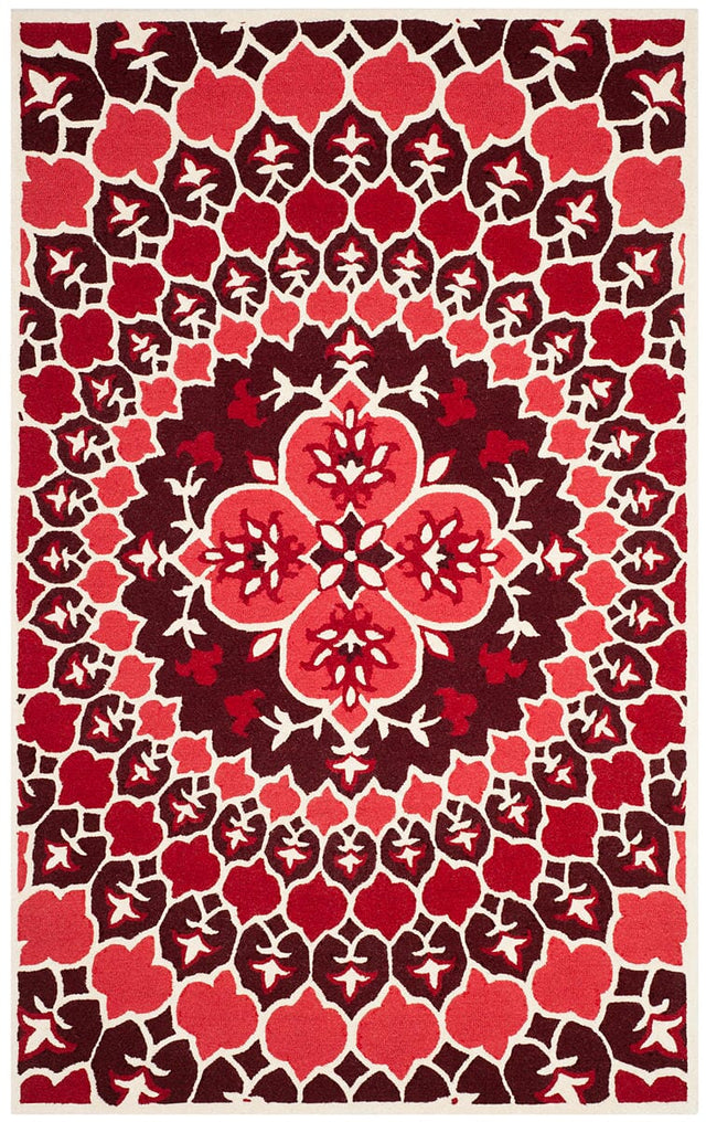 Safavieh Bellagio Blg610K Red / Ivory Rugs.